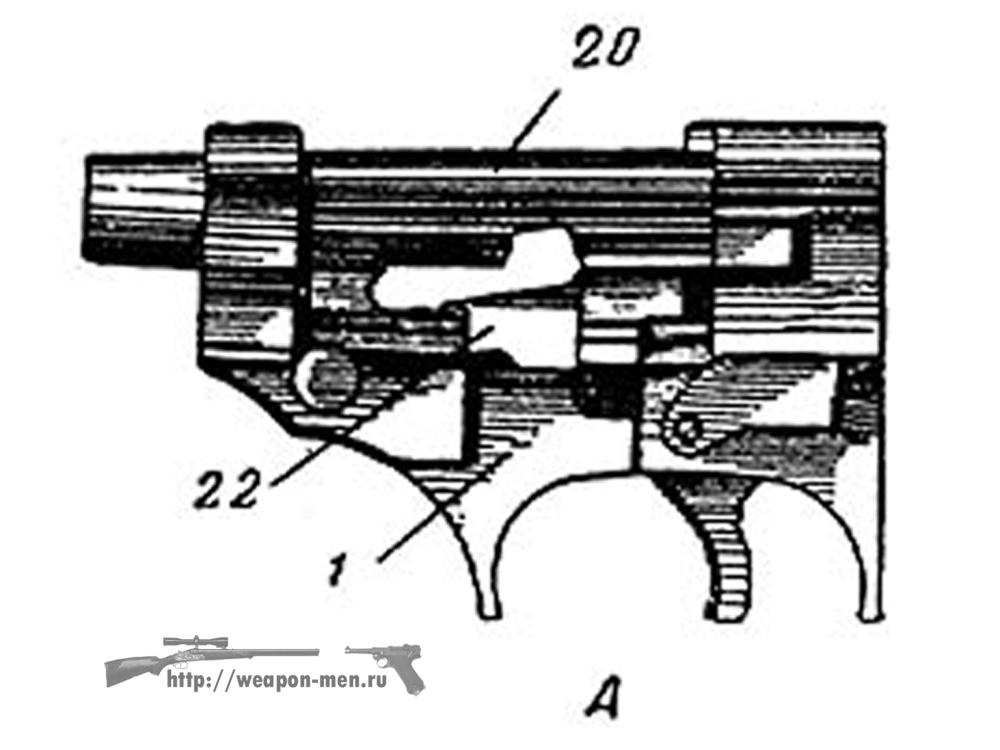 Walther P38 - Вальтер Р38 (Схема работы механизма запирания) А