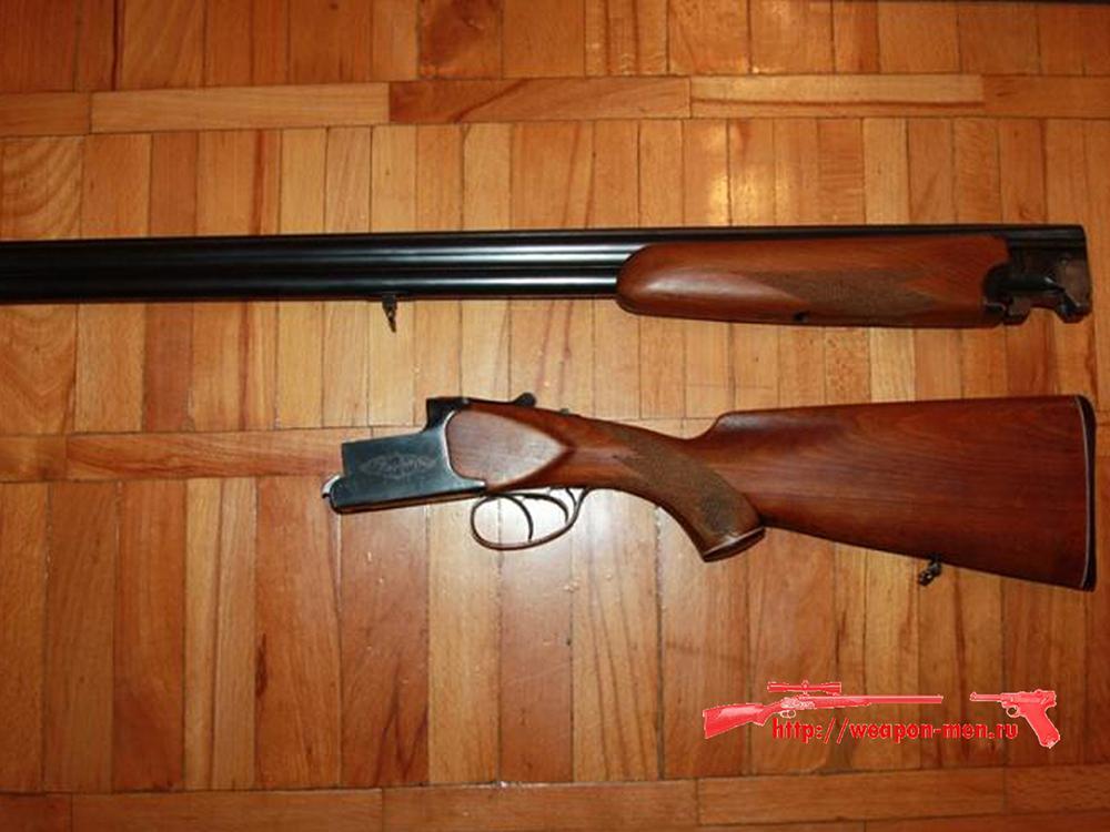 Гладкоствольное охотничье ружьё с вертикальными стволми ИЖ 27
