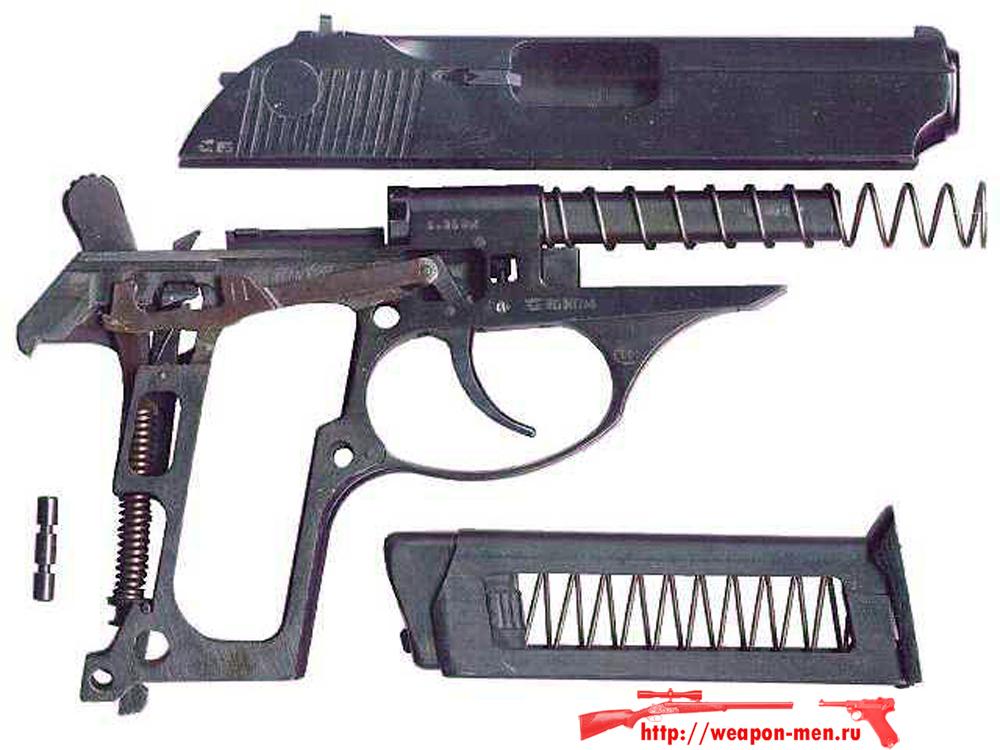 Травматический пистолет ПCМ Иж-78-9Т (Неполная разборка)