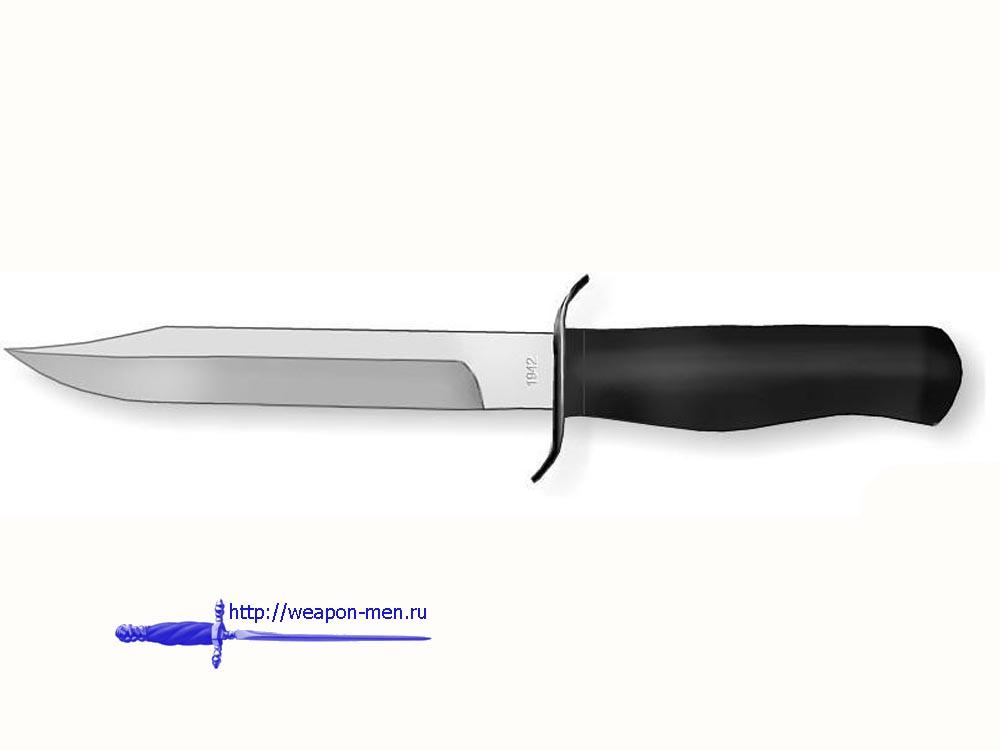 Нож армейский НА-40 (Чёрный нож)